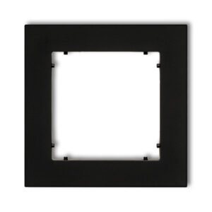 1-gang universal square plastic frame