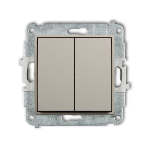 Double two-way switch mechanism (double button without pictograms)