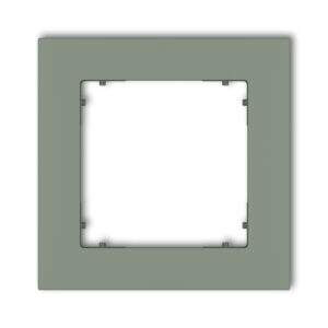 1-gang universal square plastic frame