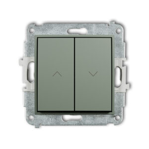 Roller blind switch mechanism with mechanical lock