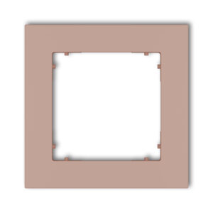 1-gang universal square plastic frame