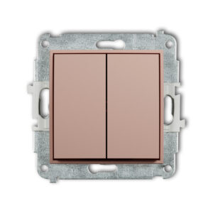 Double two-way switch mechanism (double button without pictograms)