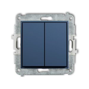 Double push button switch mechanism (double push button without pictograms, separate power supply)